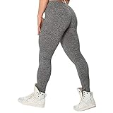 MAYOGO Damen Hohe Taille Lange Leggings Yoga Fitness Training Sport Hüfte Push up Strumpfhosen Frauen Solid Gym Sport Fitnesshose Jogging-Hosen Training Tights Yogahose Bundtasche–Bauchkontrolle