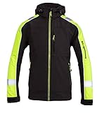 Polstar Benevit Rival Softshell Jacke Warnschutz Warnjacke Reflektierend Schutzjacke Arbeitsjacke (M)