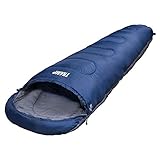 EXPLORER Schlafsack TRAMP 230x80cm Mumienschlafsack -9°C Outdoor Camping Kapuze Wandern