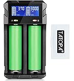 Tatopa VTC6 Akku Akkus für E-Zigarette 2er Pack - 3080mAh/3,7V/30A (Nicht enthalten Ladegerät)