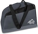 normani Outdoor Sports Skischuhtasche mit separatem Helmfach und Schuhfach - wasserdichter 45 Liter Alpine Mountain Boden Farbe Anthrazit