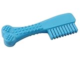Alsino Hundezahnbürste Dental Hunde Zahnbürste Gummi Zahnpflege ergonomisch 14 cm 873071, Variante wählen:P873071 blau