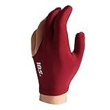 Manuel Gil Handschuh Billard IBS Glove Burgundy