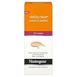 3x Neutrogena Visibly Clear CC Cream hell / je 50ml/ Correct & Perfect Creme/ Abdeckung Pickel + Unreinheiten