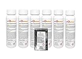 6 x 125ml Saunaaufguss Set well2wellness® (freie Wahl aus über 200 Saunadüften) gratis 10g Mentholkristalle