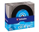 50 (5x 10) Verbatim CD-R Vinyl Color Rohlinge 80min 700MB slimcase