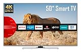 JVC LT-50VU8055 50 Zoll Fernseher (4K Ultra HD, HDR, Triple Tuner, Smart TV, Bluetooth, Works with Alexa) [Modelljahr 2021]