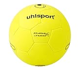 uhlsport Herren Themis Indoor Fußball Ball, gelb/schwarz/Cyan, 5