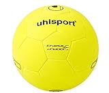 uhlsport Herren Themis Indoor Fußball Ball, gelb/schwarz/Cyan, 5