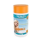 Steinbach Poolchemie Total blue, 20g langsamlöslich, 1 kg, Desinfektion, 0752301TD08