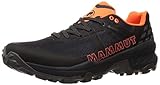 Mammut Herren Sertig II Low GTX Traillaufschuh, Black-Vibrant orange, 44 2/3 EU