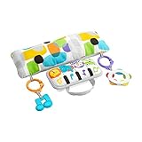 Fisher-Price GJD27 - Musik Spielkissen, Musikspielzeug zum Spielen in der Bauchlage, Babyausstattung ab der Geburt