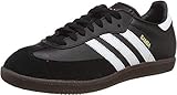 adidas Herren Fußballschuh Samba Low-Top Sneakers, Schwarz (Black/running White Footwear), 42 EU