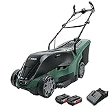 Bosch Akku Rasenmäher UniversalRotak 36-560 (2 Akkus, Rasenflächen bis 560 m², im Karton)