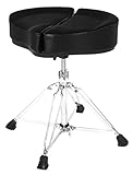 Ahead Spinal-G Drum Throne mit 4 Beinbasis, Schwarz