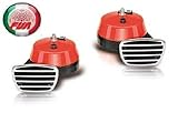 FISA Fanfare Zweiklang Elektro rot 112 dB Markenware Italien