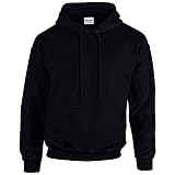 Gildan - Unisex Kapuzenpullover 'Heavy Blend' , Black, Gr. M