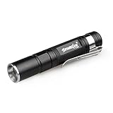 HCFKJ Taschenlampe LED 3000 3500 Lumen Extrem Hell✔ 3-5 Modi✔ 18650 Batterie✔ Taschenlampe Mini Klein✔ (D# Sky Wolf Eye ♛ 3500Lm ♛ 1 x AAA Battery)
