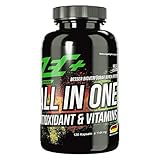 Zec+ ALL in ONE Antioxidantien & Vitamine - 120 Kapseln, Multivitamin-Präparat mit Kombination aus Vitaminen, Mineralstoffen, Spurenelementen und OPC-Traubenkernextrakt, Made in Germany