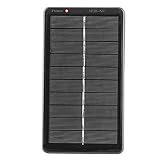 Zerodis 5V 2W Solarpanel, multifunktionales tragbares Mini-Solarpanel-Ladegerät, leicht für Akku-Powerbank-Handy-Wandercamping