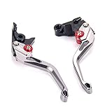 Auzkong Kupplung Motorrad für Ducati MONSTER 1200 (2014-2018), 1199 Panigale (2012-2015), 749/999 / S/R (2003-2006), Bremshebel Motorrad Hebel Grau