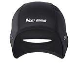Winddichte Wintermütze Damen, Fahrradmütze unter Helm, Radsport Kopfbedeckungen für Herren, Fahrrad mütze für Fahrradhelm Skihelm Kletterhelm, Sport Mütze für Radfahren Skifahren Laufen Outdoor