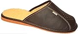 FreeWalker | Hausschuhe mit echter Wolle gefüttert; 100% Leder | Gr. 41
