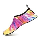 DODOING Damen Schwimmschuhe Herren Strandschuhe Surfschuhe Aquaschuhe Barfuß Schuhe Badeschuhe für Wassersport Beach Pool Surfen Yoga