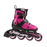 Rollerblade Mädchen MICROBLADE G Inline-Skate, ROSA/Bubblegum, 28