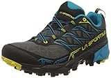 LA SPORTIVA Herren Akyra Traillaufschuhe, Mehrfarbig, Grau, Blau (Carbon/Tropic Blue 000), 45 EU