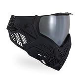 Bunkerkings CMD Paintball-Schutzbrille, Schwarz