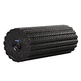 DnKelar Faszienrolle mit Tiefenvibration, PowerRoll mit 4 Vibrationsstufen, Schaumstoffrolle, Vibration Massagerolle, Foam Roller, Wiederaufladbare Elektro-Rollenrolle, Fitnessrolle