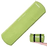 KingCamp Thermo Iso Matte Compact TPU Luftmatratze Selbstaufblasend 1 kg Leicht Light Green