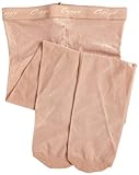 Capezio Ultra Shimmery Mädchen Strumpfhose mit Fuß - Braun - Small-Medium