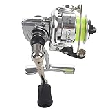 Kirmax 100 Tasche Spinnen Angel Rolle Angel Ger？t Kleine Spinn Rolle 4,3: 1 Metall Rad Fischen Kleine Rolle