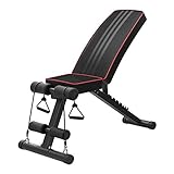 QXF-DJSY Innovative Hantelbank mit Einzigartigem Design, Multifunktionale Hantelbank für Männer und Frauen Home Sit-ups Rückenlage Fitnessgeräte Home Fitness Stuhl, Rutschfeste - Klappbare Fitnessbank