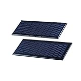 D DOLITY 2 Stück Polykristalline Solarpanel Solarmodul Solarzelle - 5,5 V