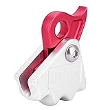 Alomejor Kletterstopp Abseilgerät 15KN Selbstbremsendes Abseilgerät für 9-12 mm Seilrettungs Abseilgerät Abseilring Kletterausrüstung für das Klettern im Freien