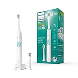 Philips Sonicare ProtectiveClean 4300 elektrische Zahnbürste HX6807/51 – Schallzahnbürste mit Clean-Putzprogamm, Andruckkontrolle & Timer – Weiß