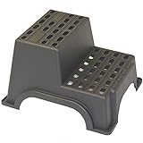 Siehe Beschreibung MGI Trittstufe für Wohnwagen 2-stufig bis zu 200kg Maximalgewicht, 61x52x37cm: Trittleiter Einstieg Stufe Wohnmobil Treppe Doppel