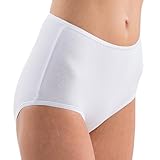 HERMKO 1150 5er Pack Damen Maxi-Slip aus 100% Bio-Baumwolle, Farbe:weiß, Größe:48/50 (XL)