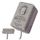 Kemo FG016 Abluftsteuerung. Max. anschließbarer verbraucher 230 V/AC, 1600 W. Mit Magnetsensor. Stecker zwischen Steckdose und Stecker Dunstabzugshaube