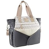MIXIRL® Wickeltasche | Windeltaschen mit integrierter Wickelunterlage & Kinderwagenbefestigung für unterwegs - wasserabweisend, geruchsneutral & langlebig - ideal für jede Mama