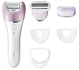 Philips BRE635/00 Satinelle Advanced Epilierer, Nass & Trocken anwendbar mit Scherkopf & 4 Zubehörteilen