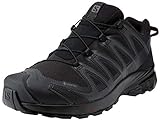 Salomon Herren XA PRO 3D V8 GTX, Leichte Schuhe für Trail Running und Wandern, Wasserdicht, Schwarz (Black/Black/Black), 47 1/3 EU