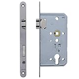ToniTec® Einsteckschloss Soft Lock' Flüsterfalle' 55/72/8 | Edelstahl Stulp 20x235mm