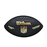 Wilson American Football NFL Limited, Mischleder, Offizielle Größe, Schwarz/Gold, WTF1709ID