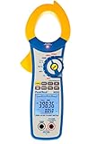 PeakTech 1655 – True RMS Stromzange 1500A AC/DC, 40000 Counts, Digital Multimeter, Zangenmessgerät, TÜV/GS, Strommesszange, Berührungsloser Spannungsmesser, Strommessgerät, Durchgangsprüfer -Max 600V