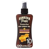 Hawaiian Tropic Protective Dry Spray Oil LSF 10, 200ml, 1er Pack (1 x 200 ml)