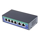 Homyl 6 Port Netzwerk Switch Ethernet Switch LAN Umschalter Adapter